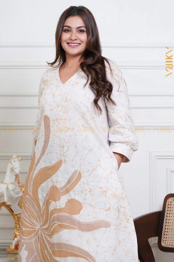 Aurora Fit Flowery Batik Dress