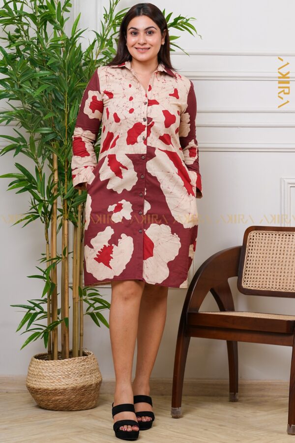 Evening Primerose Batik Dress