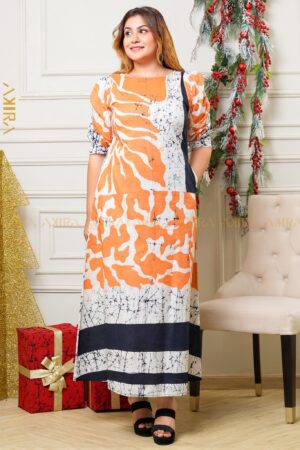 Evening Elyana Batik Designer Dress
