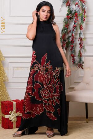 Scarlet Ivory luxe silk party dress