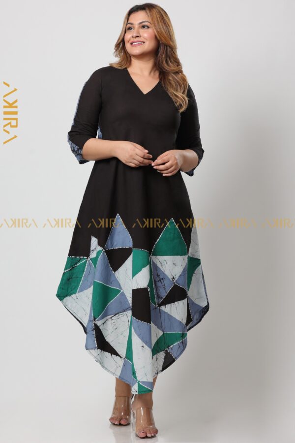 Gloriosa Pattern Batik Dress