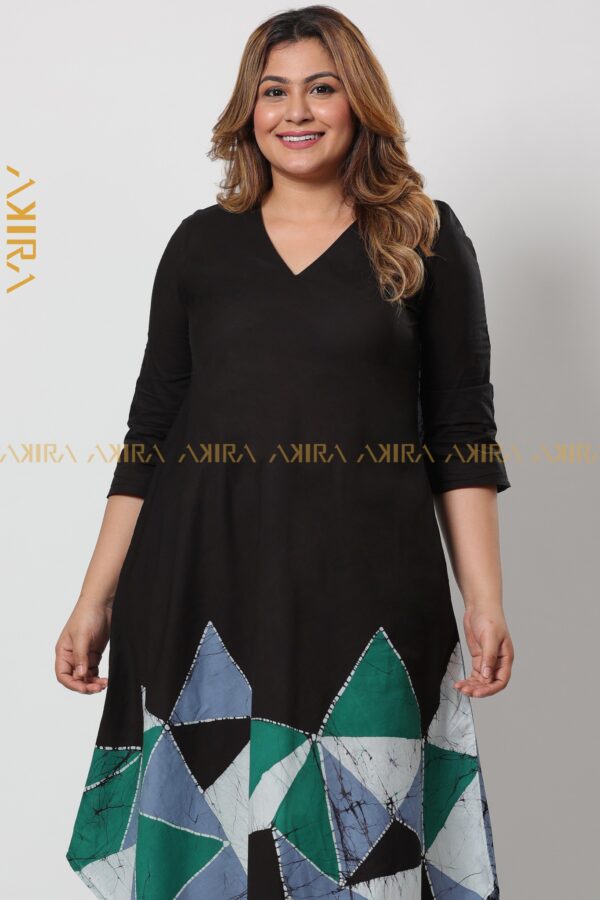 Gloriosa Pattern Batik Dress