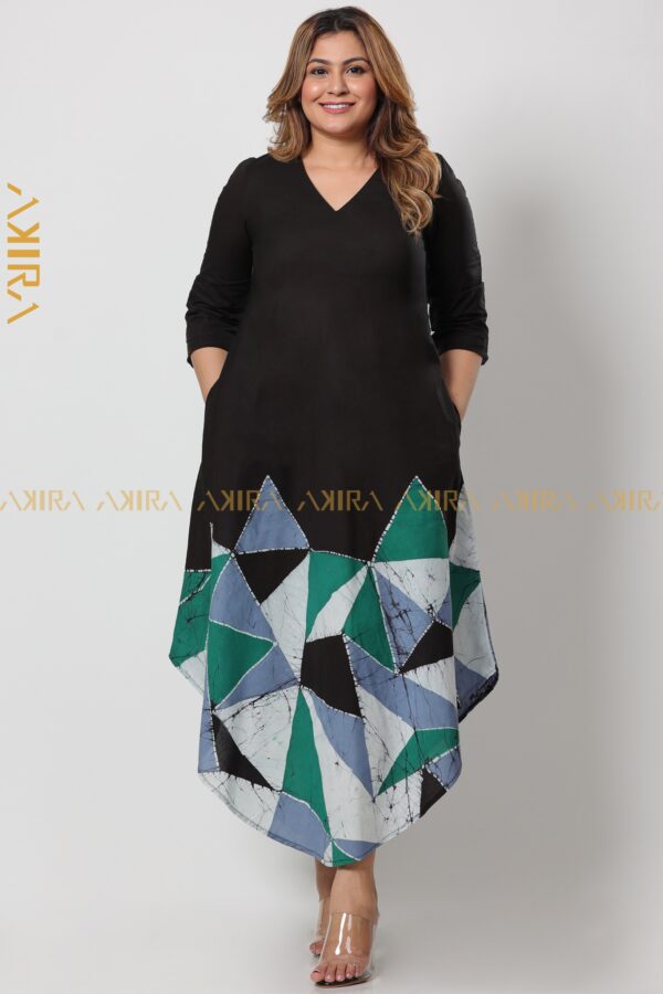 Gloriosa Pattern Batik Dress