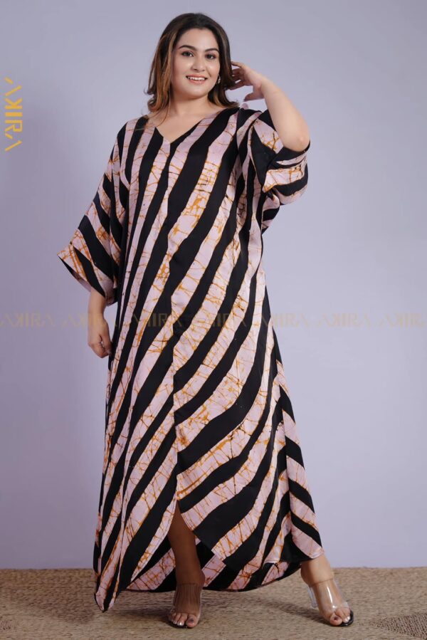 Honeycomb Silk Poncho Dress