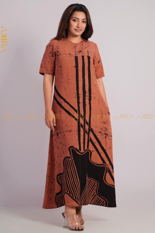 Madeline Batik Rayon Dress