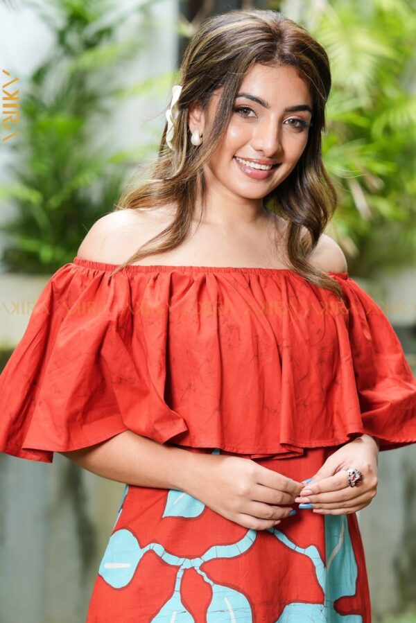 Graceful Gossamer Batik Dress