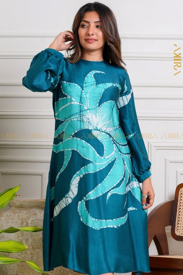 Orchid Dream Silk Party Dress