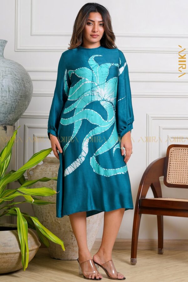 Orchid Dream Silk Party Dress