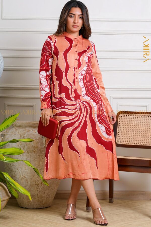 Mirage designer silk party dress