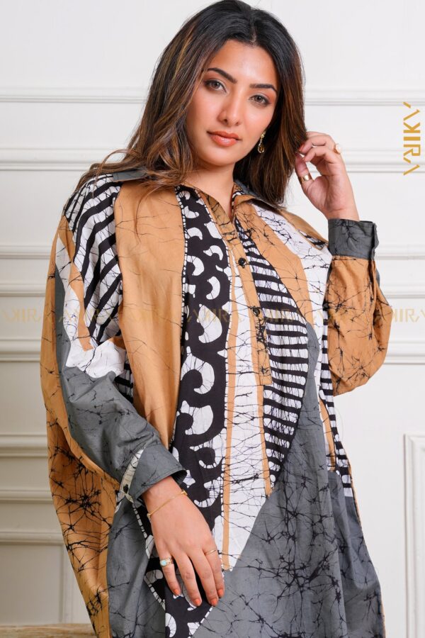 Bloom with quill batik dress