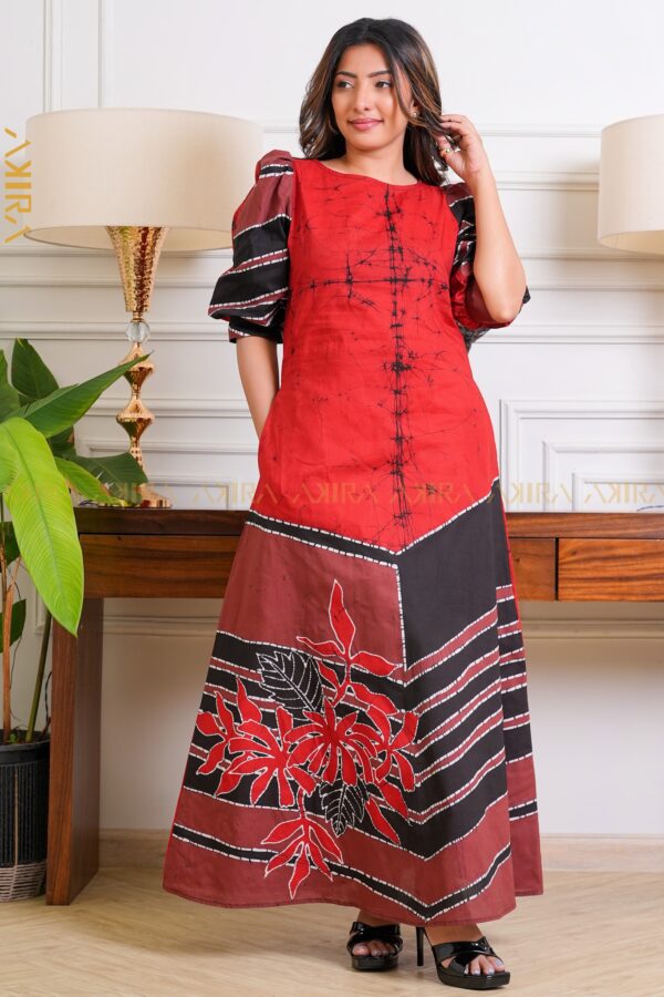 Batik Monarch Designer Dress