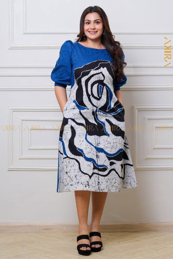 Dafflra Floral Batik Dress