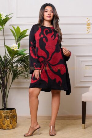 Zaflora elegant silk party dress