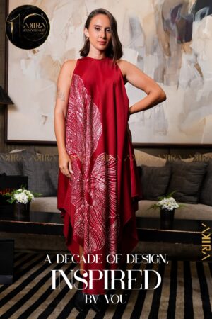 Royal dawn designer silk dress