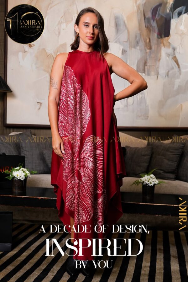 Royal dawn designer silk dress