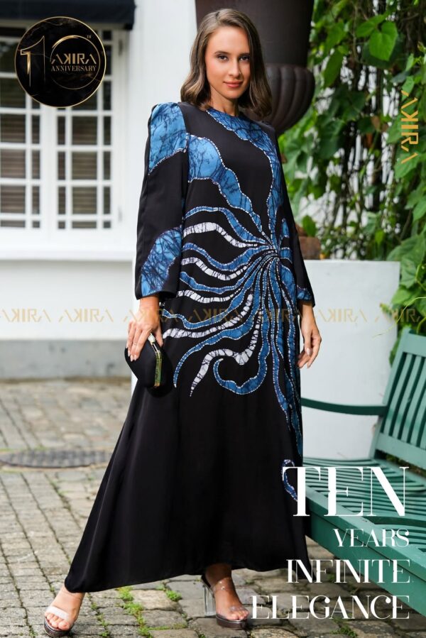 Emorla luxe silk party dress