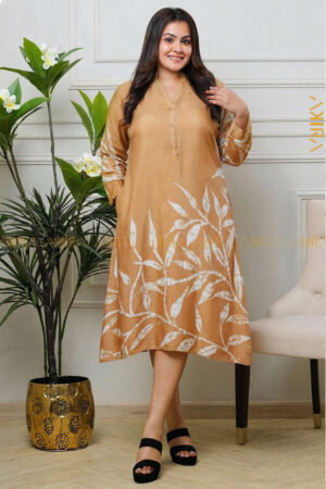 Gold Empress Silk Party Dress