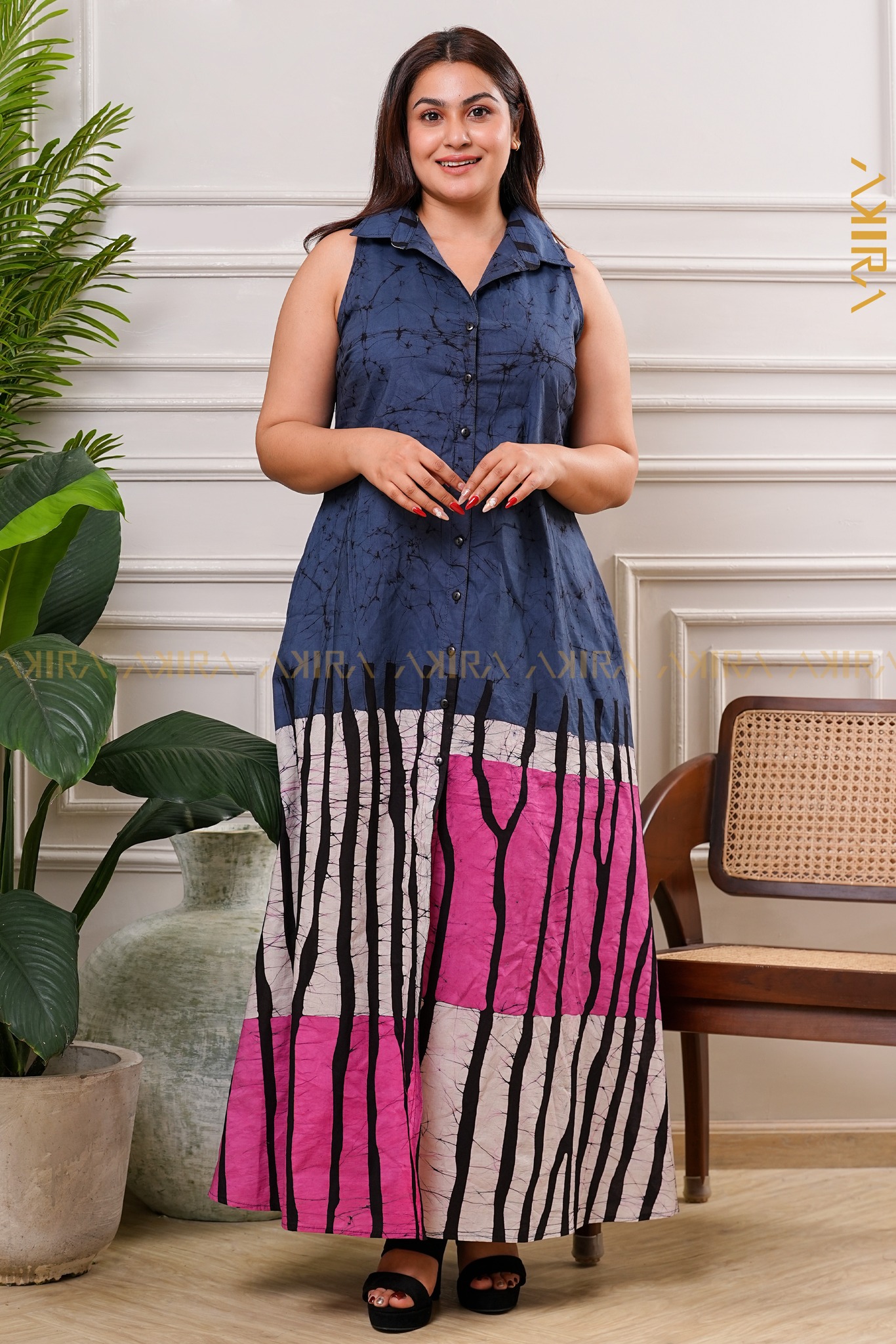 Classic Elegance Batik Dress 1