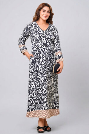 Meridelle Pattern Dress