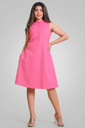 Ayla Linen Elegant Dress