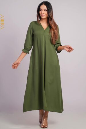 Peony Iris Elegant Dress