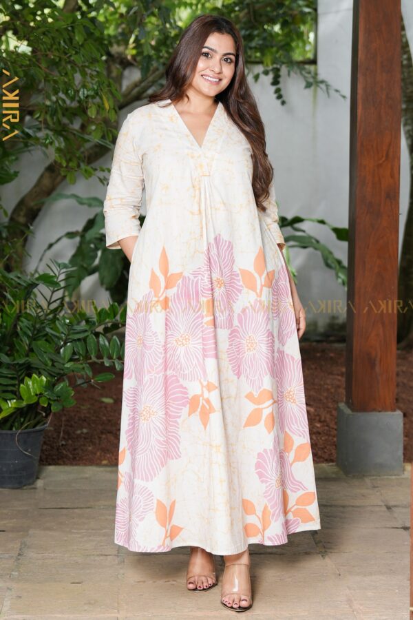 Rose Viyana Batik Designer Dress