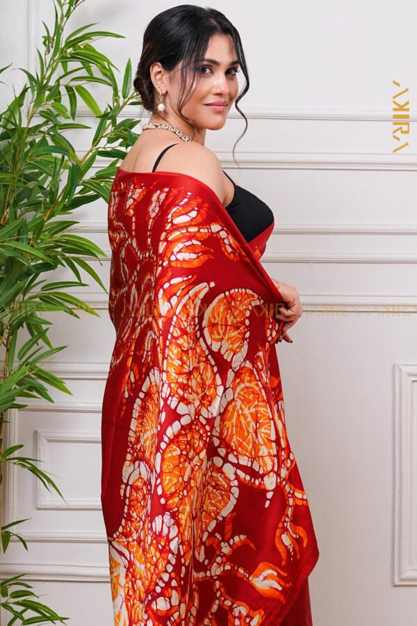 Exclusive Desinger Super Silk Batik Saree