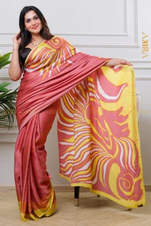Exclusive Desinger Special Silk Batik Saree