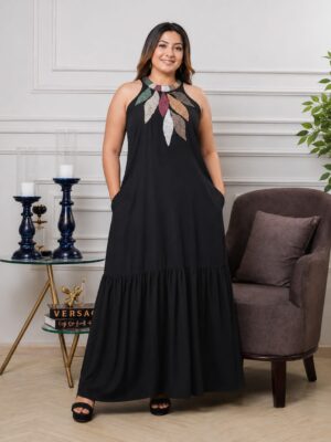 Opel Anemone Work Detail Dress