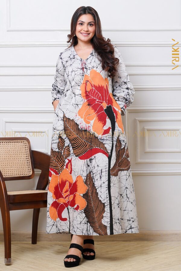 Zelisse flora batik dress