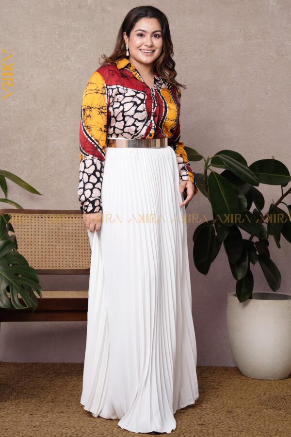 Pearl Queen Pleated Skirt