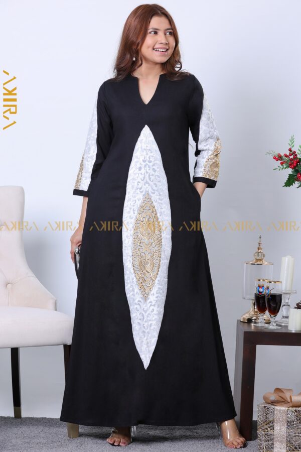 Royal Look Linen Elegant Dress