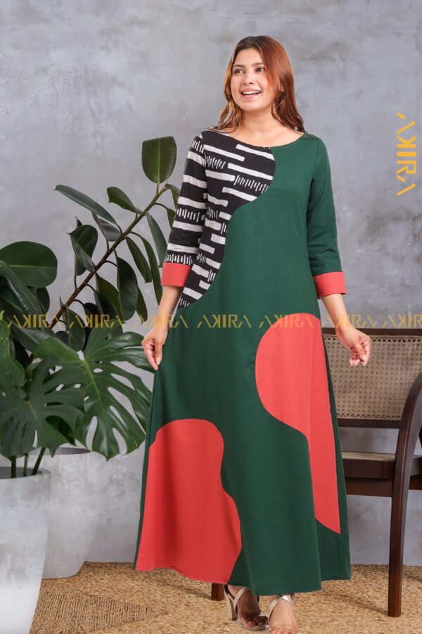 Gleaming Cascade Dress