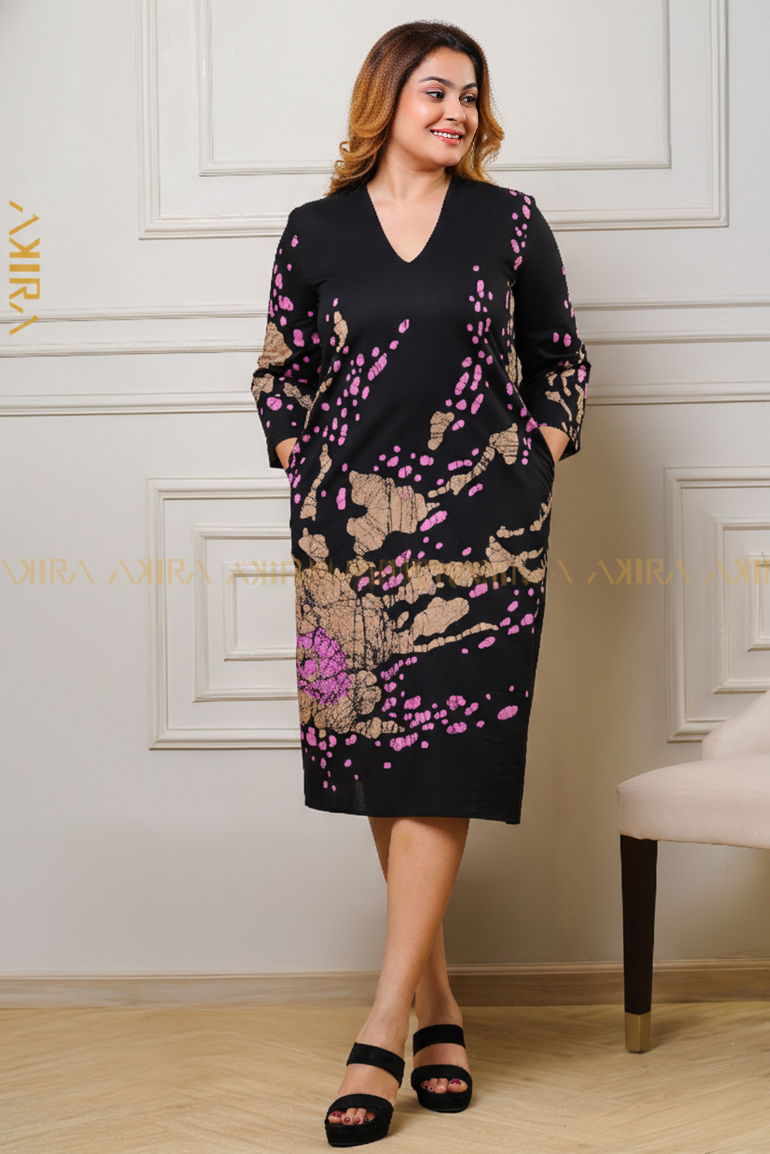 Noressa evening batik dress