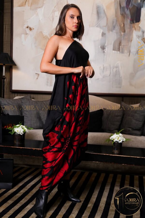 Amora mist designer silk dress