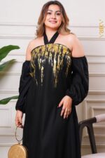 Golden Designer Elegant Dress