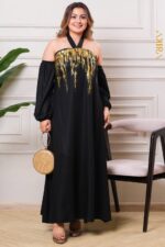Golden Designer Elegant Dress