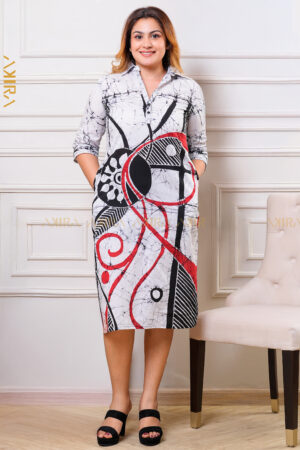 Quessira batik designer dress