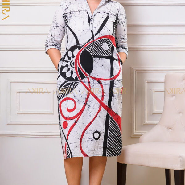 Quessira batik designer dress
