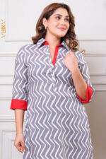 Zigzag Line Dress