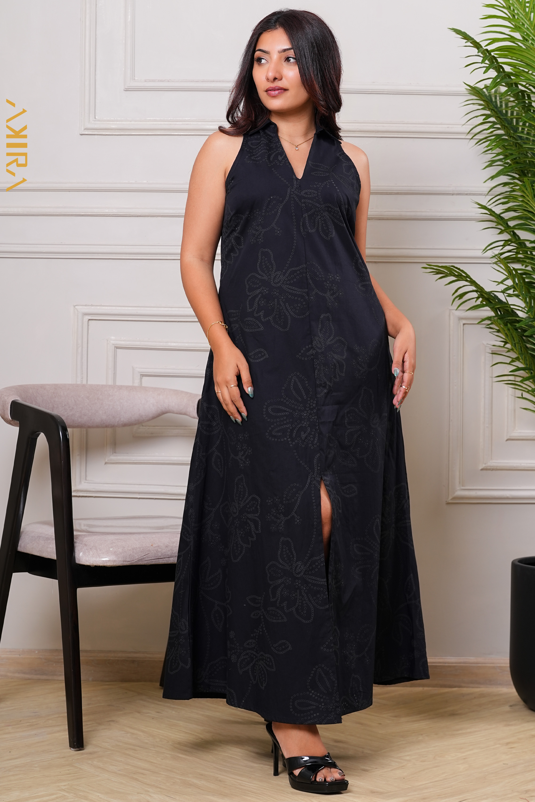 Dark medona elegant dress