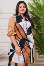 Twilight bloom batik dress