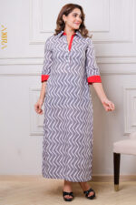 Zigzag Line Dress