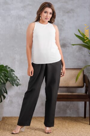 Linen Casual Crop Top 2