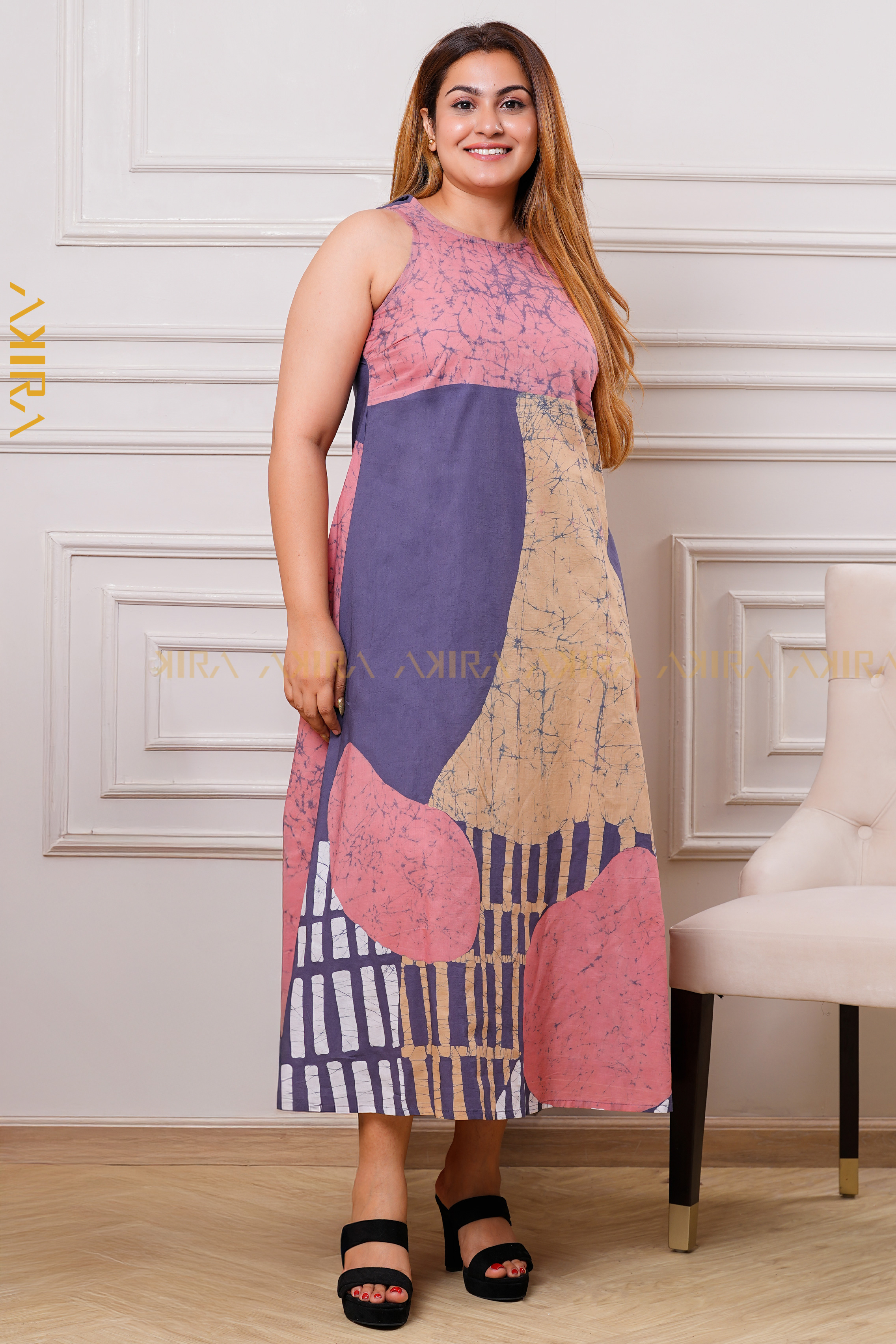 Wildcrest charm batik dress