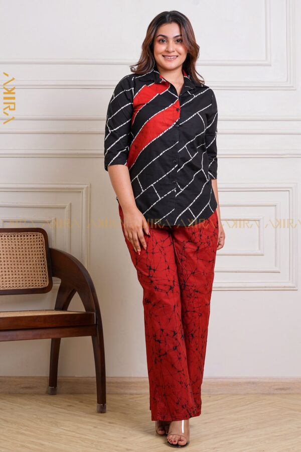 Royal enclave batik designer top