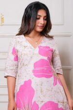 Begonia designer batik dress
