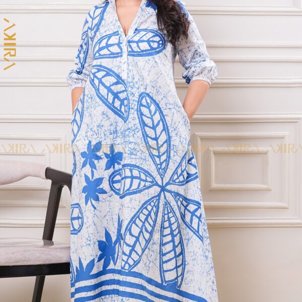 Classic meadow batik dress