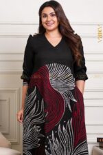 Linfina batik designer dress