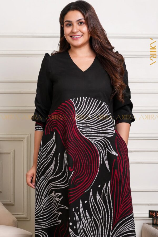 Linfina batik designer dress